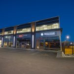Conception, réalisation commerciale - Complexe multiservices Synerca Mirabel - Extérieur